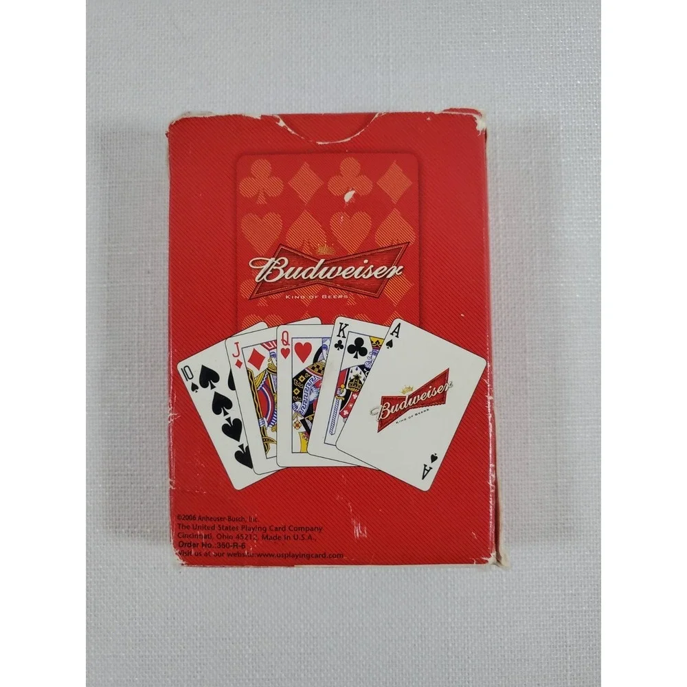 Vintage Budweiser Playing Cards - 2006 - Complete W/52 Cards + 2 Jokers
